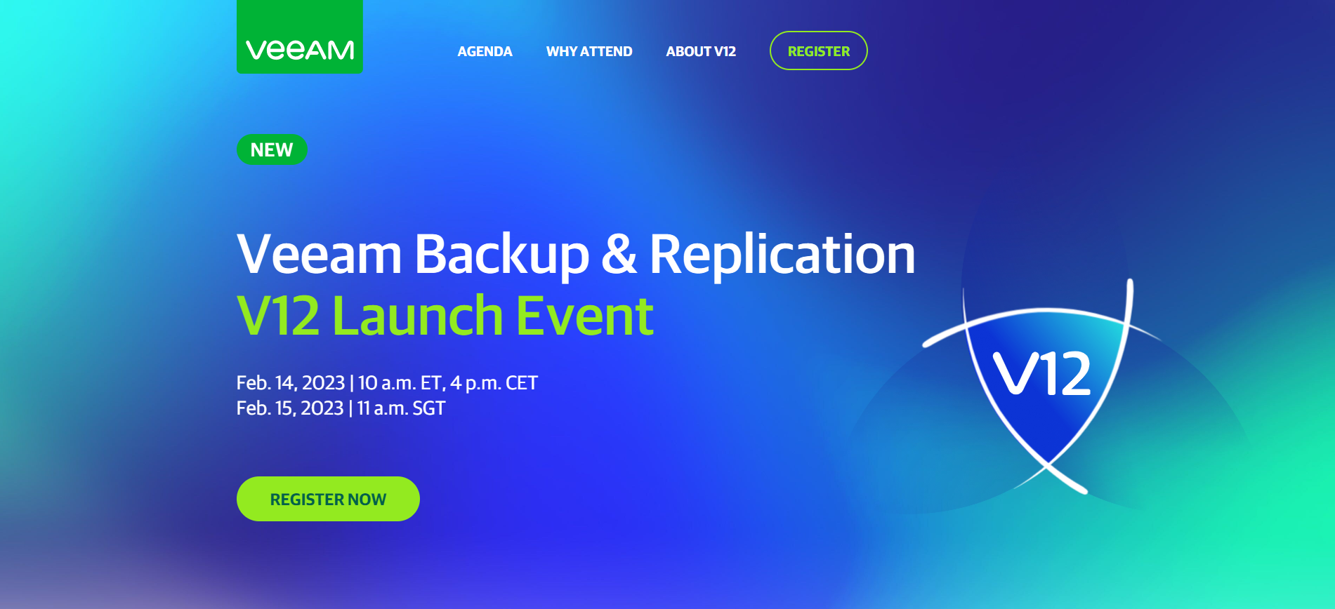 You are currently viewing Join the Veeam Backup & Replication v12 Launch Event